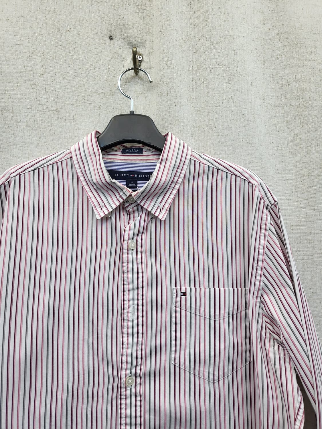 타미힐피거 스트라이프 긴팔 셔츠 상품이미지3