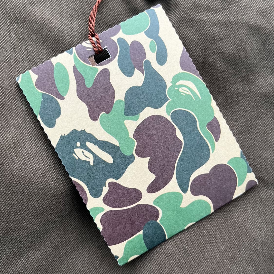 베이프 올리브 카키 코튼 치노 팬츠 상품이미지8