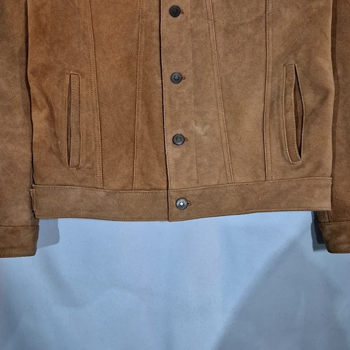 도프제이슨 소가죽 스웨이드 자켓 상품이미지3