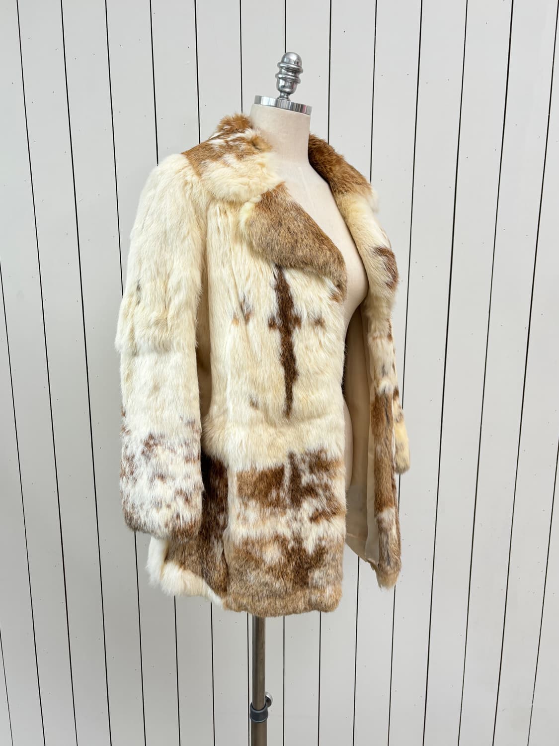 내츄럴 브라운 쉐이드 래빗 퍼 상품이미지6