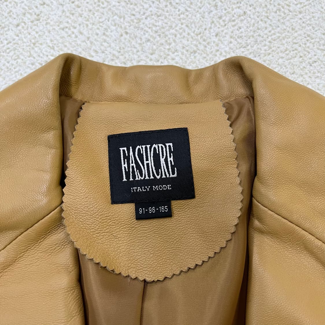 91 FASHCRE 빈티지 양가죽 자켓 0602M2 상품이미지2