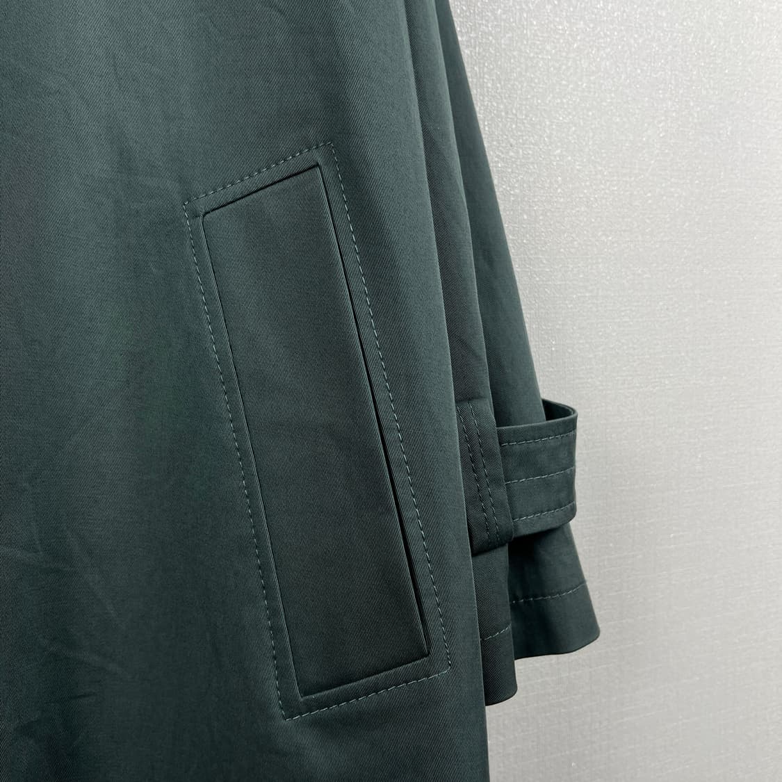 자라 ZARA 여성 맥코트 오버핏 롱 트렌치코트 카키 상품이미지6