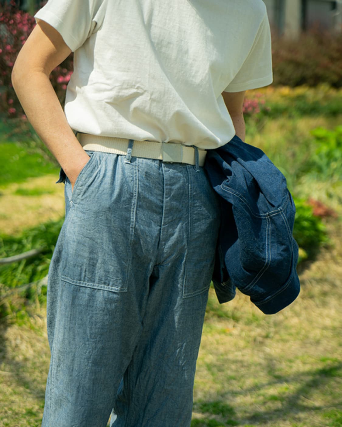 (32)리얼맥코이 샴브레이 퍼티그 팬츠 상품이미지7