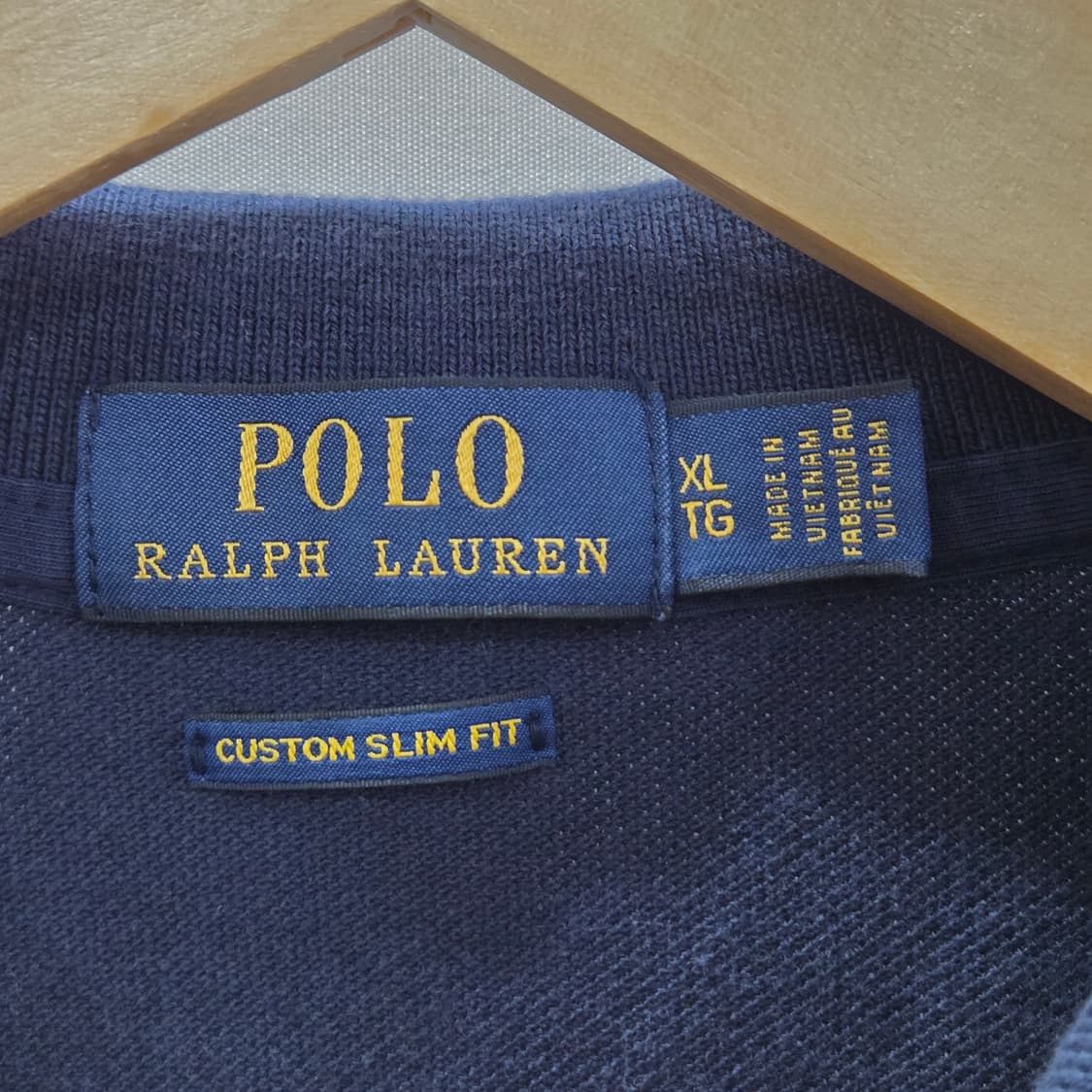 폴로랄프로렌 우먼 피케 카라티 네이비 XL 상품이미지3