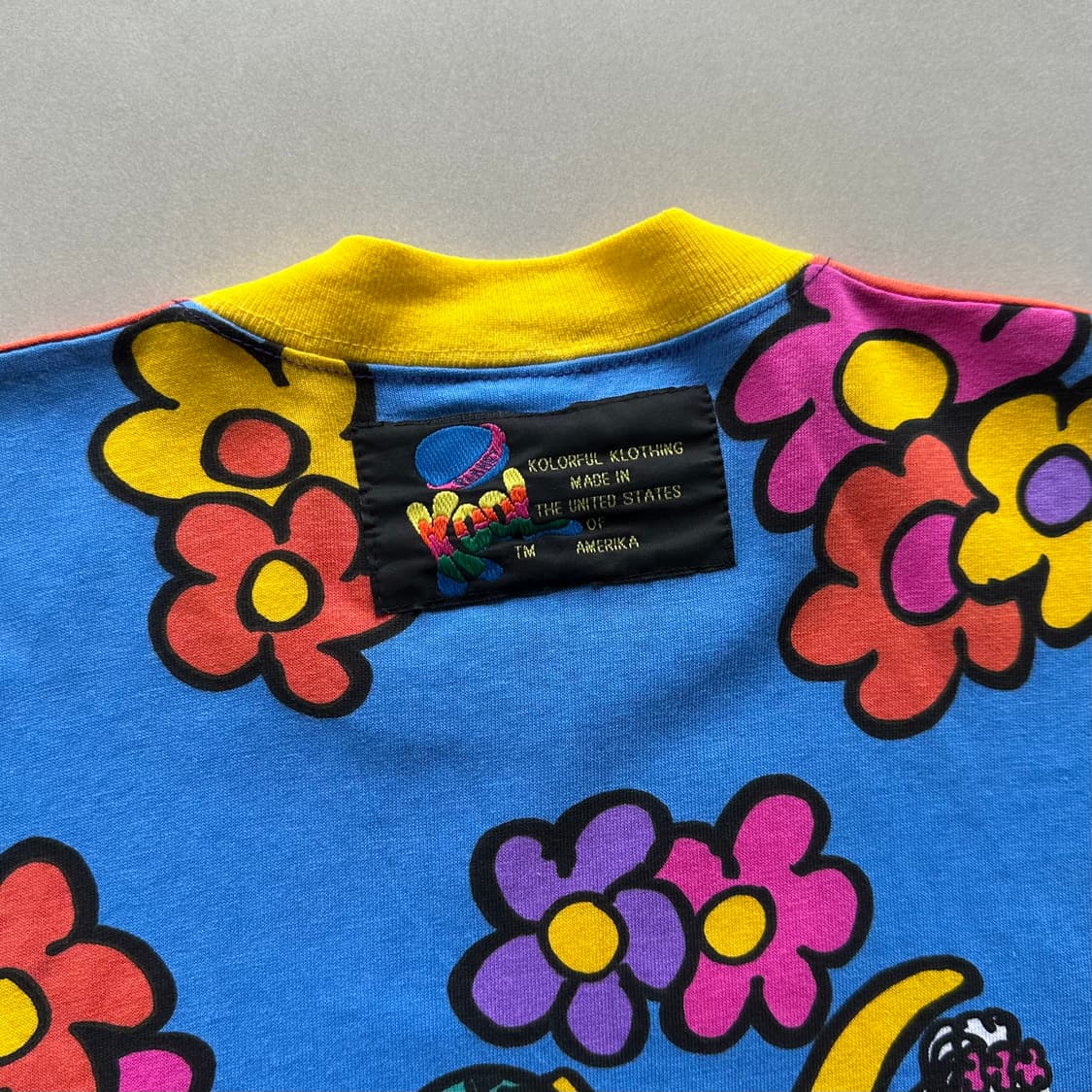 [XL](새상품)90s USA KOOL 컬러풀 아트 티셔츠 상품이미지9