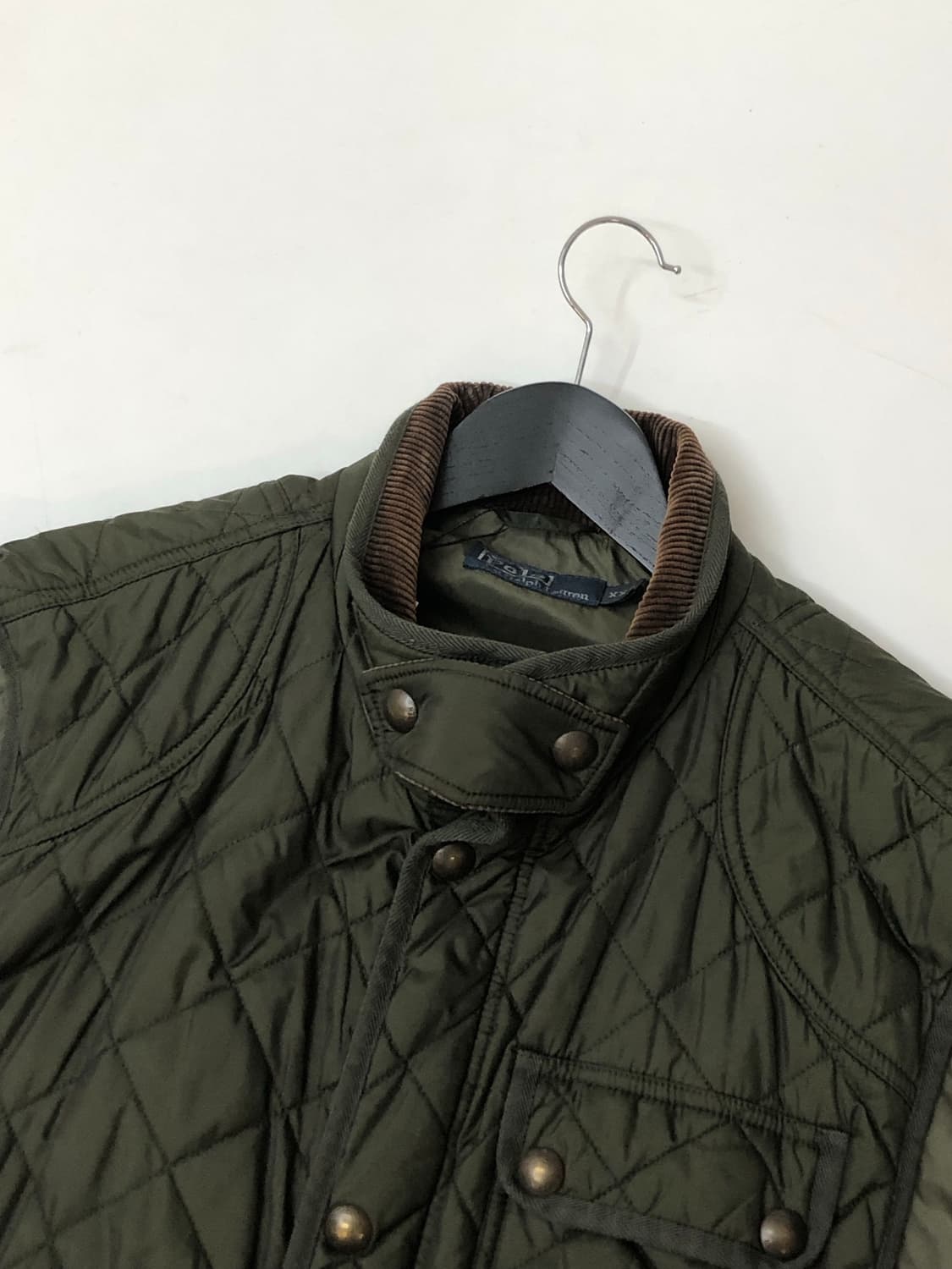 Polo 폴로 랄프로렌 올리브그린 퀄티드 베스트 상품이미지1