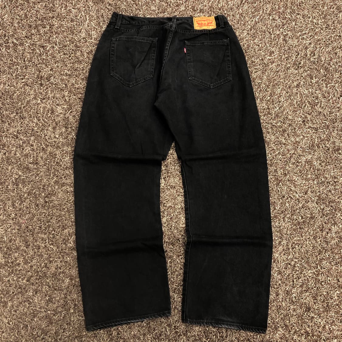 리바이스 501 블랙진 데님 팬츠 상품이미지4