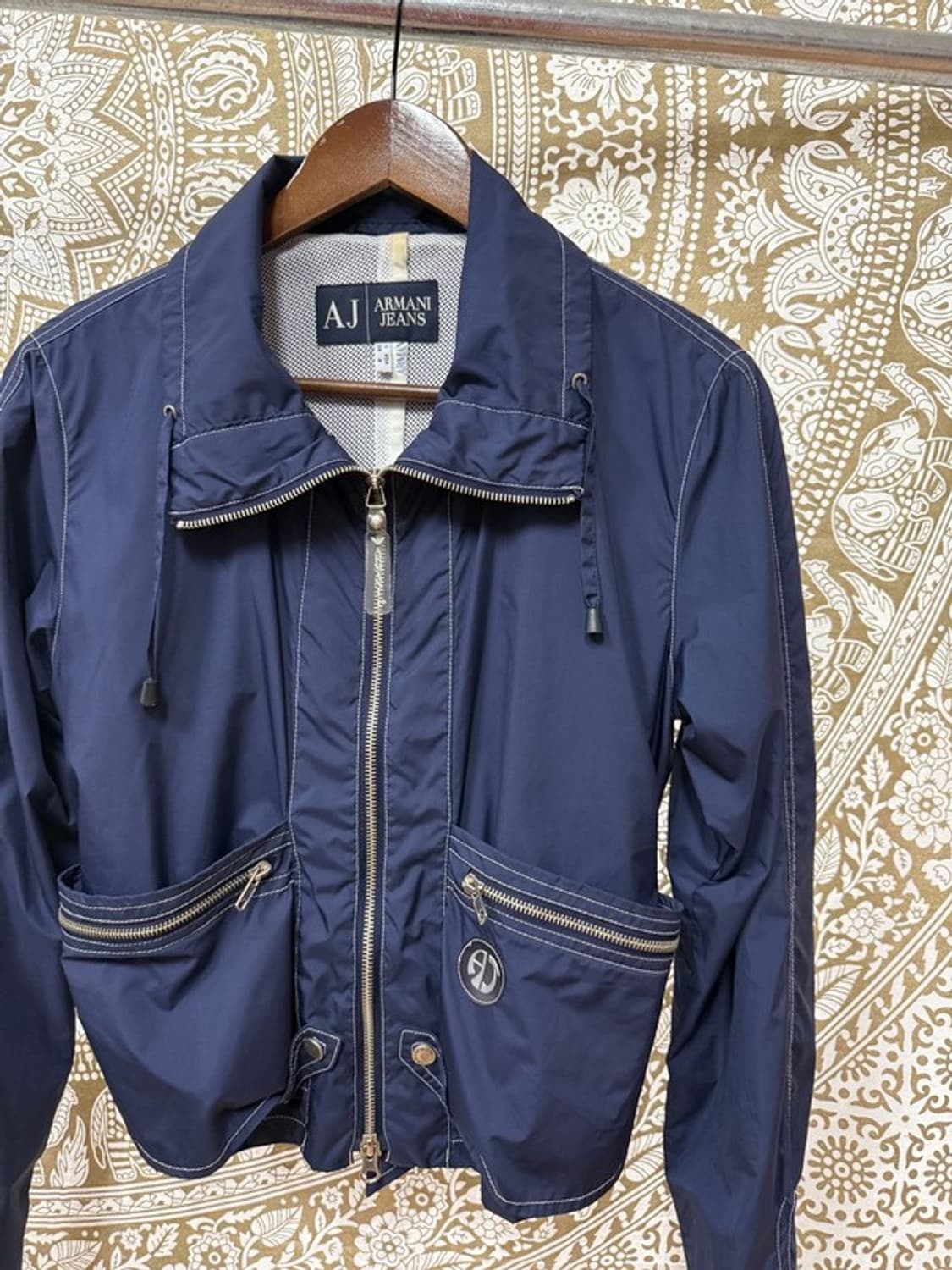 아르마니 익스체인지 여성 네이비 바람막이 상품이미지5