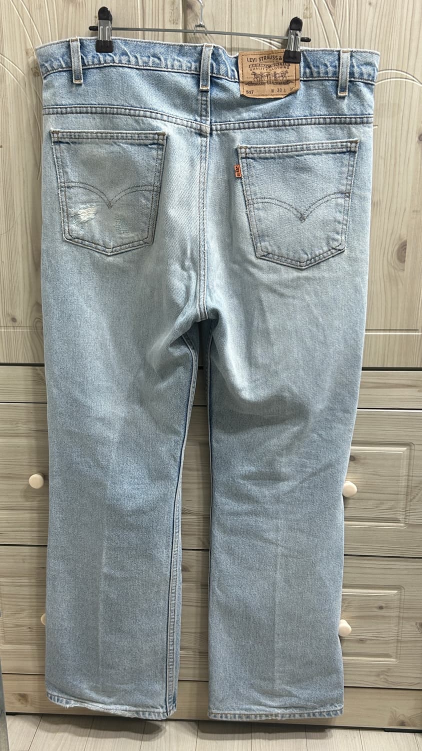 90s Levis 517 USA Orange Tab Red Batwing 상품이미지5