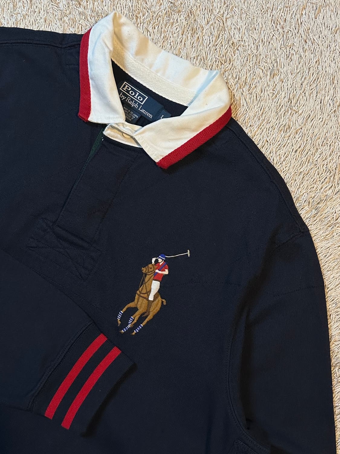 폴로 랄프로렌 멀티 빅포니 PK 럭비티 네이비 상품이미지2