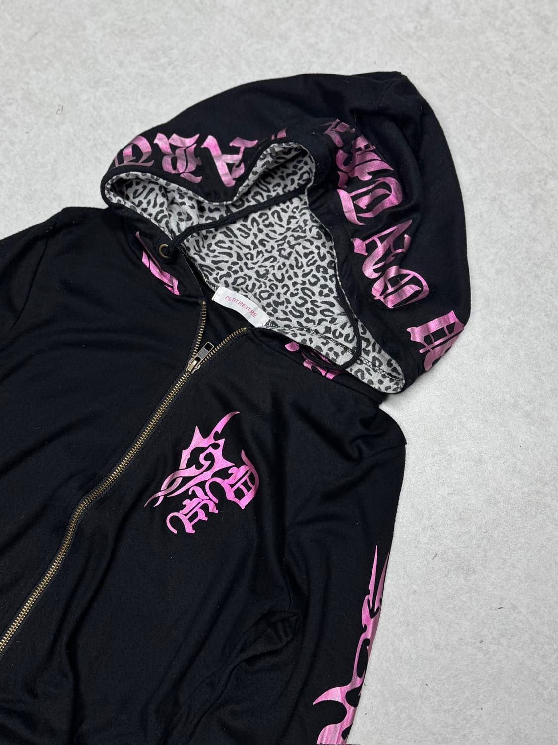 갸루펑크 후드집업 점프수트 숏츠  상품이미지4