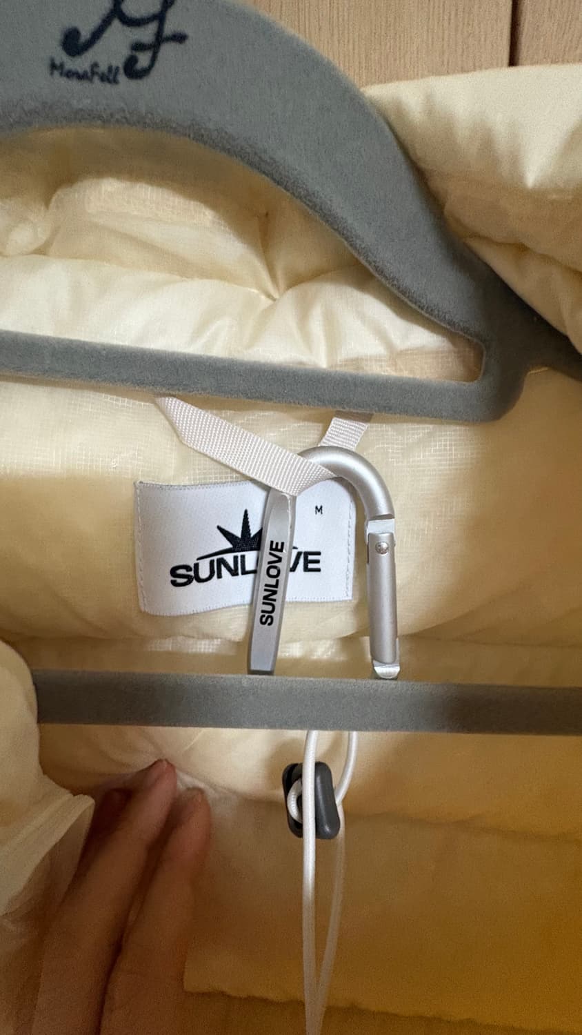 썬러브 Fly Light Down Jacket Cream (M) 상품이미지4