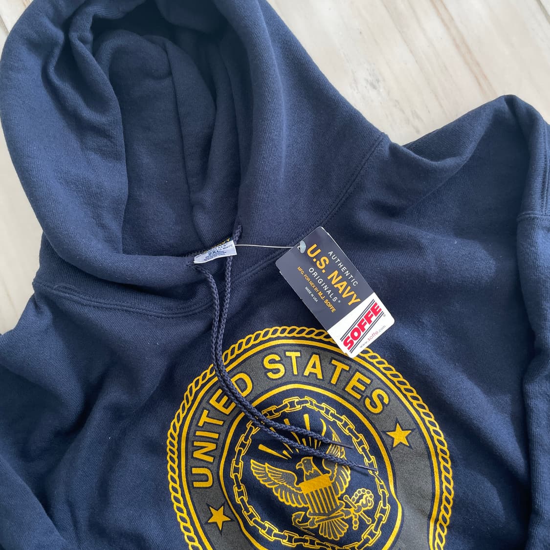 90s 미 해군 NAVY 후드 데드스탁 상품이미지3