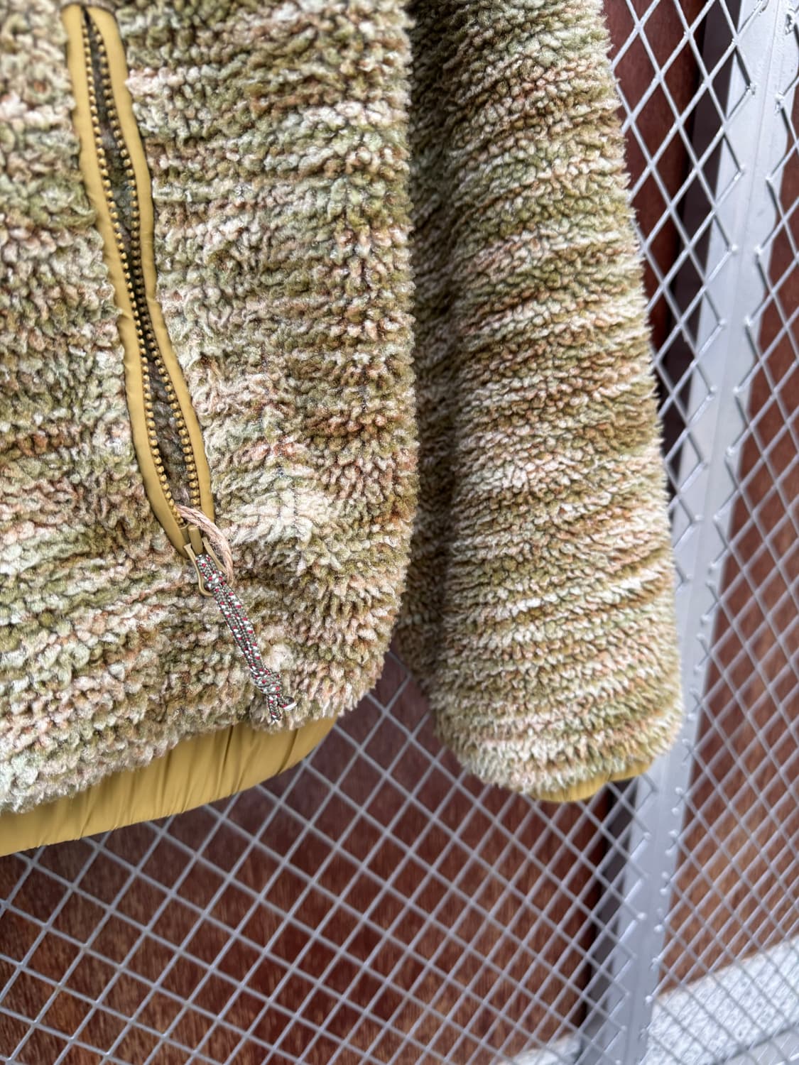 kodak 코닥 뽀글이 리버시블 쉐르파 양털 후리스 자켓 S 상품이미지3