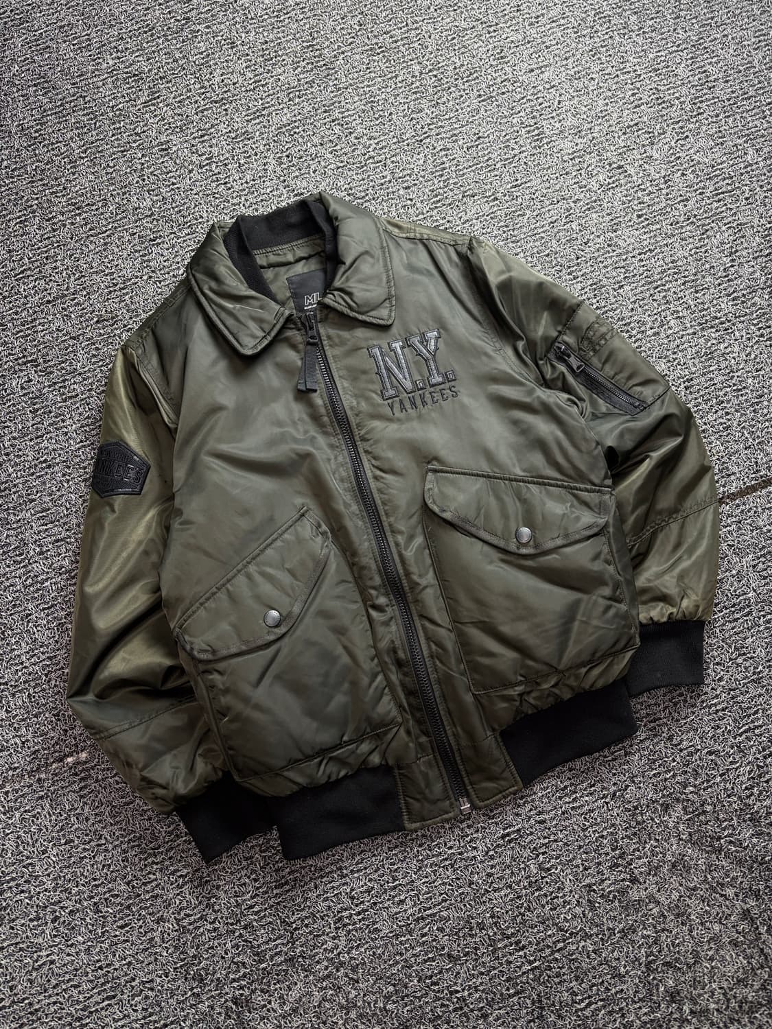 MLB 신슐레이트 뉴욕 양키즈 MA-1 항공 점퍼 2654 상품이미지1