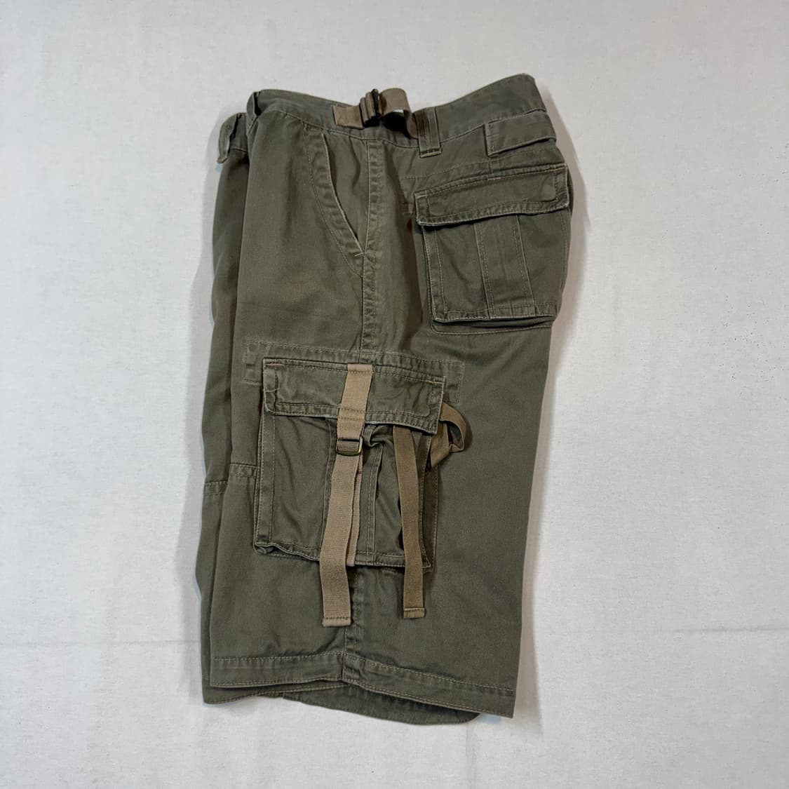 32inch) 브루인스 치노 빈티지 카고 스트랩 반바지 상품이미지4