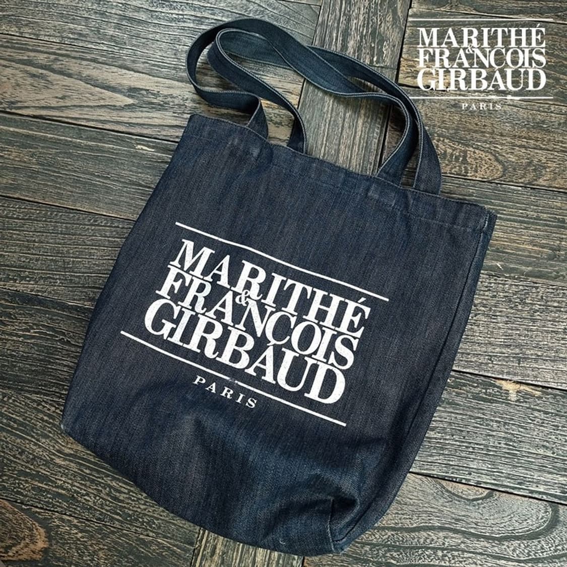 [마리떼프랑소와저버] 빅로고 프린팅 데님 에코백 토트백 M19778 상품이미지1