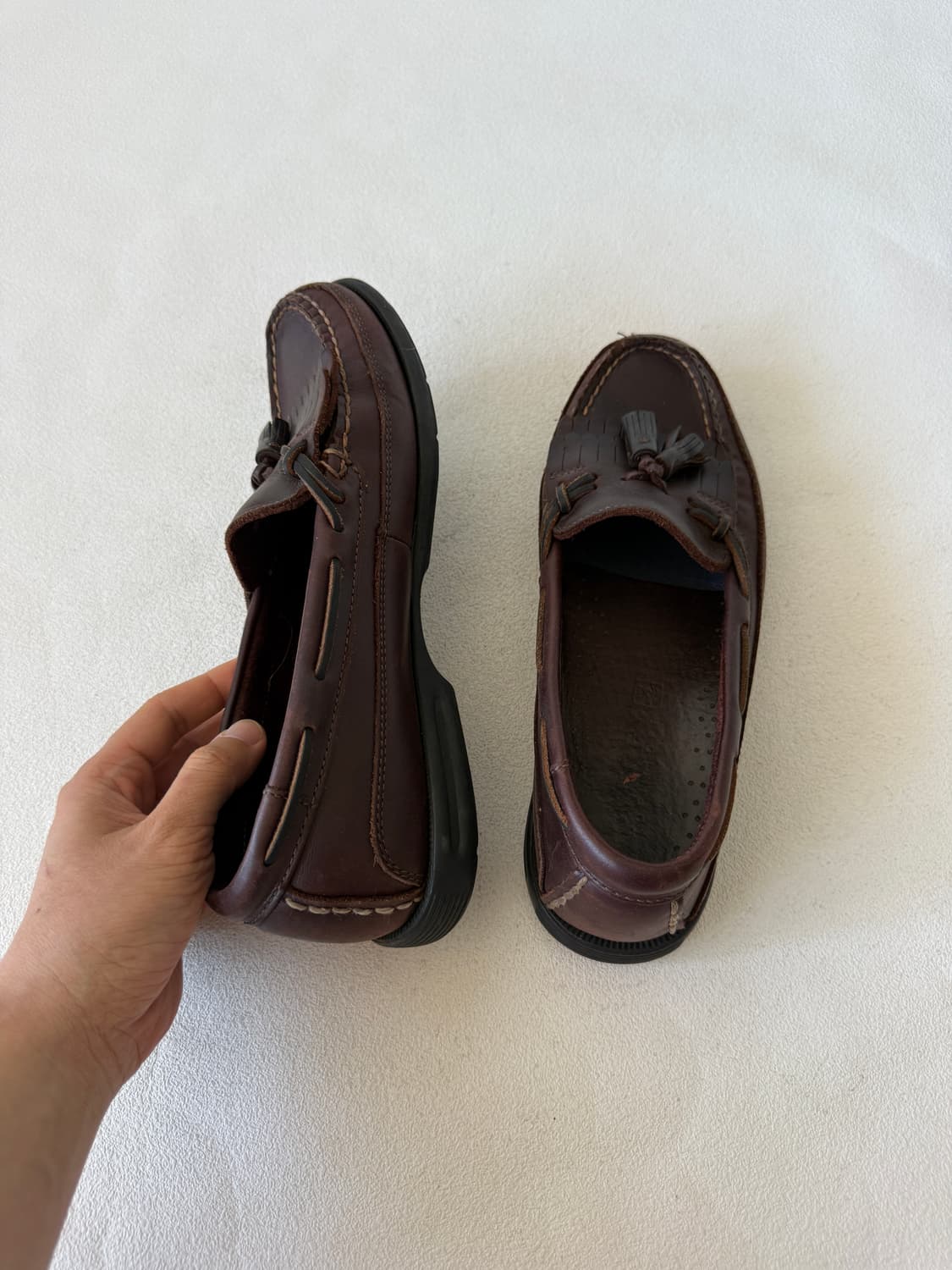 [MEN'S 8M]스페리(Sperry) 레더 보트슈즈 상품이미지5