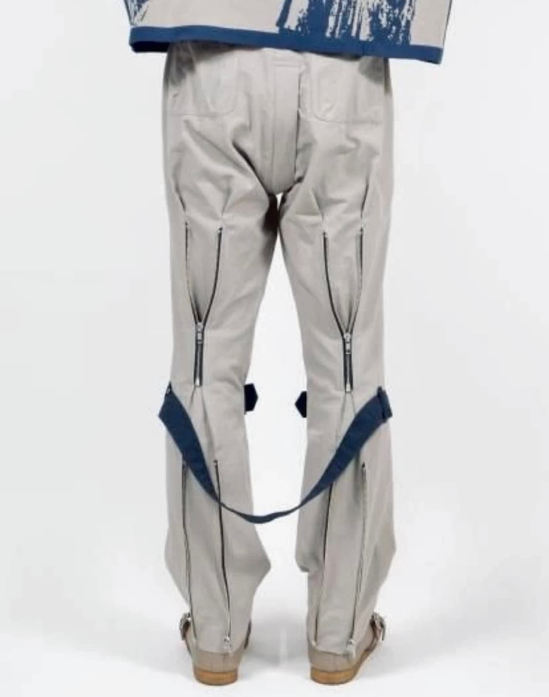 PHINGERIN 본티치팬츠 그레이&네이비 색상 S 상품이미지3