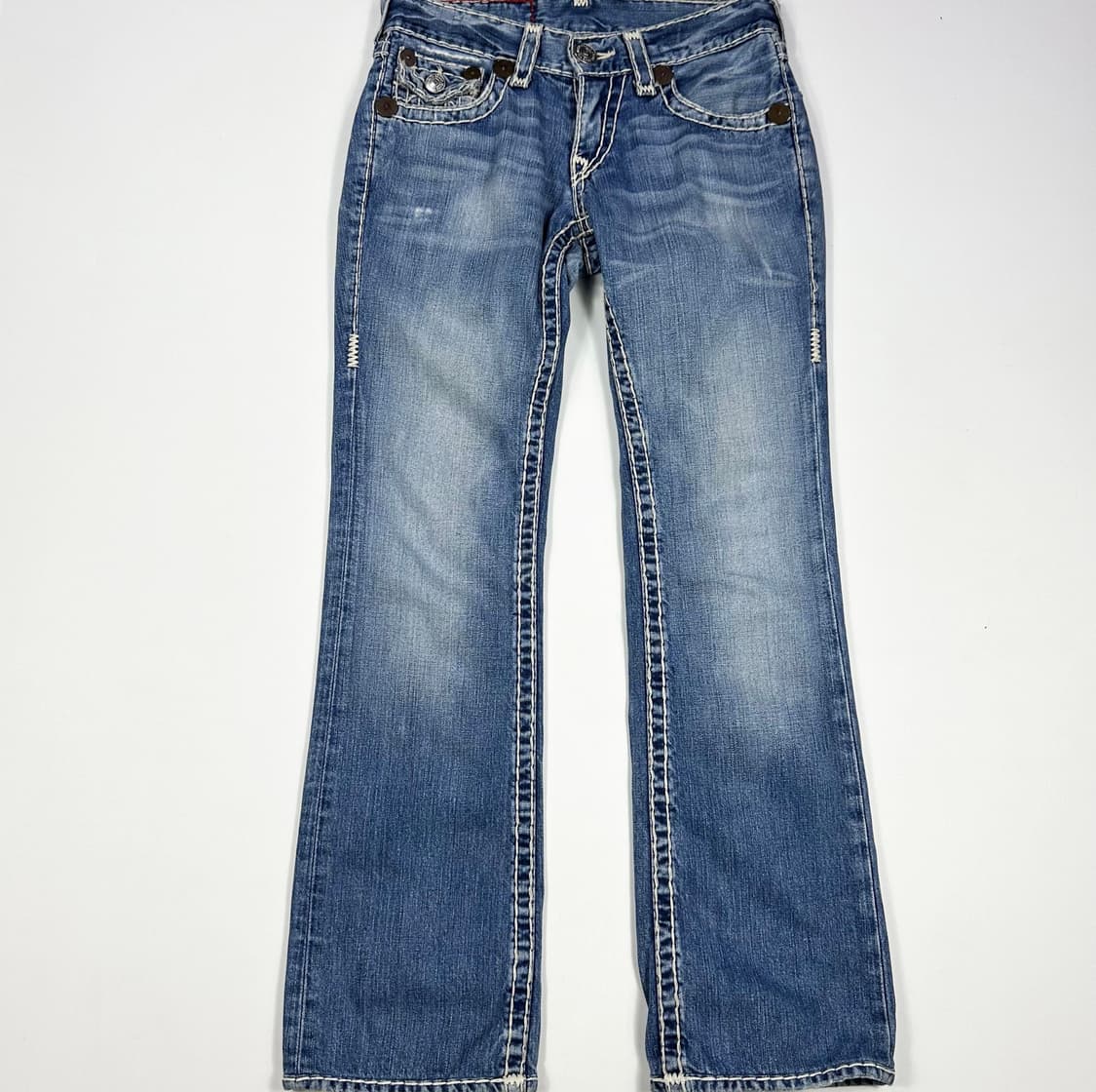 트루릴리전 USA 세미 부츠컷 데님팬츠 (28인치 여성추천) 상품이미지3