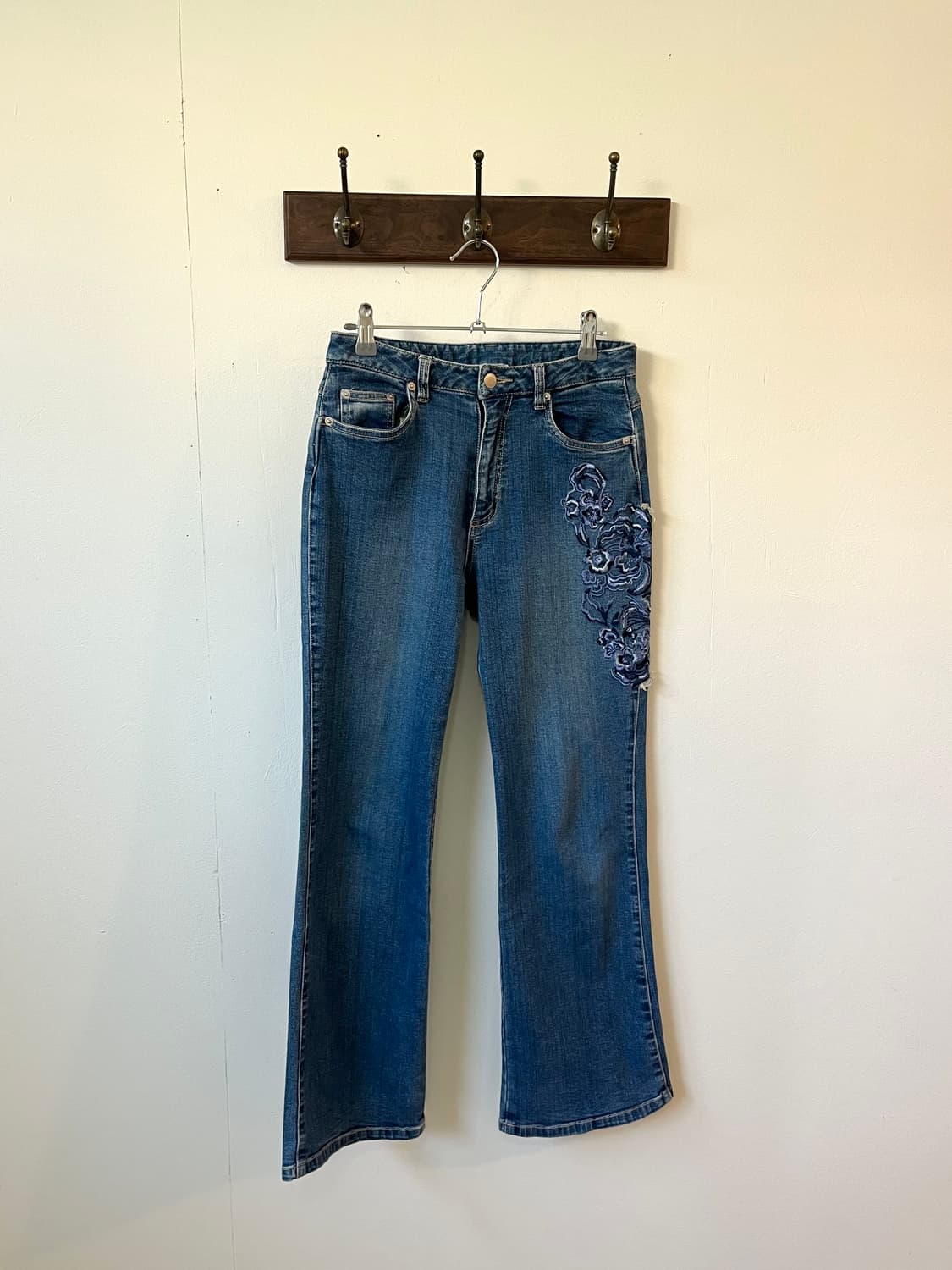 BROWDWIN 자수 데님팬츠 상품이미지2