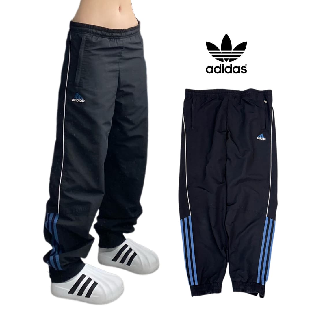 아디다스 90s 올드스쿨 바람막이 트랙팬츠 상품이미지1
