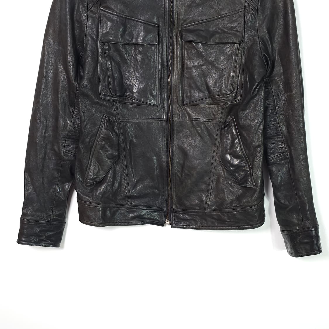 빈티지 램스킨 라이더 자켓 L 상품이미지3