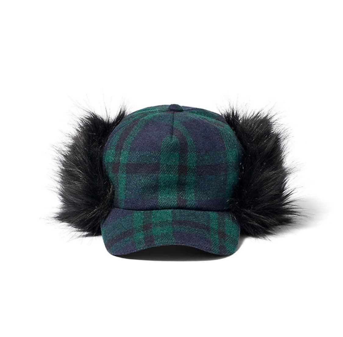오픈와이와이 tartan faux fur earflap cap 상품이미지1