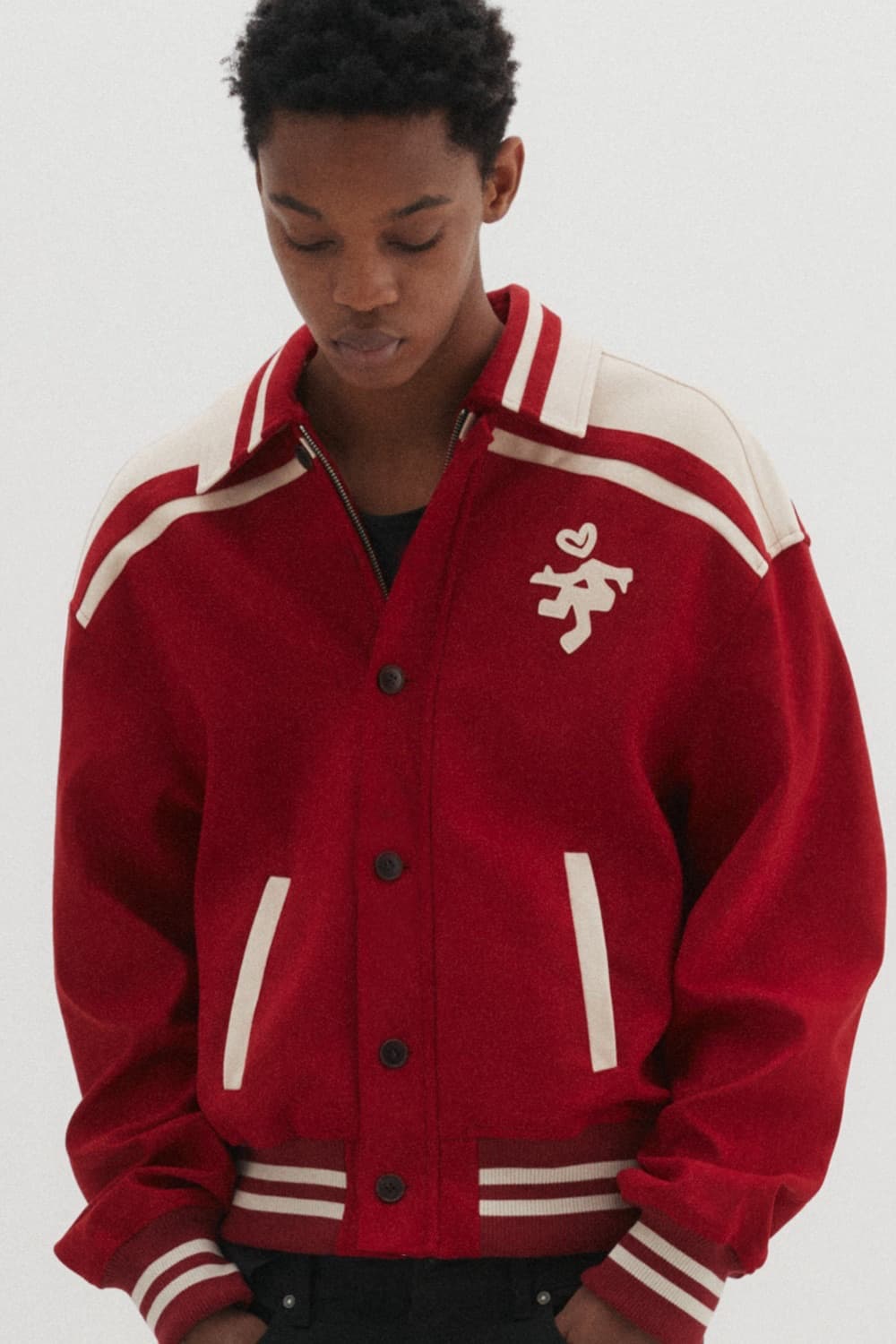 [삽니다] Dnsr 하트필드 크롭 바시티 자켓 XL 상품이미지1