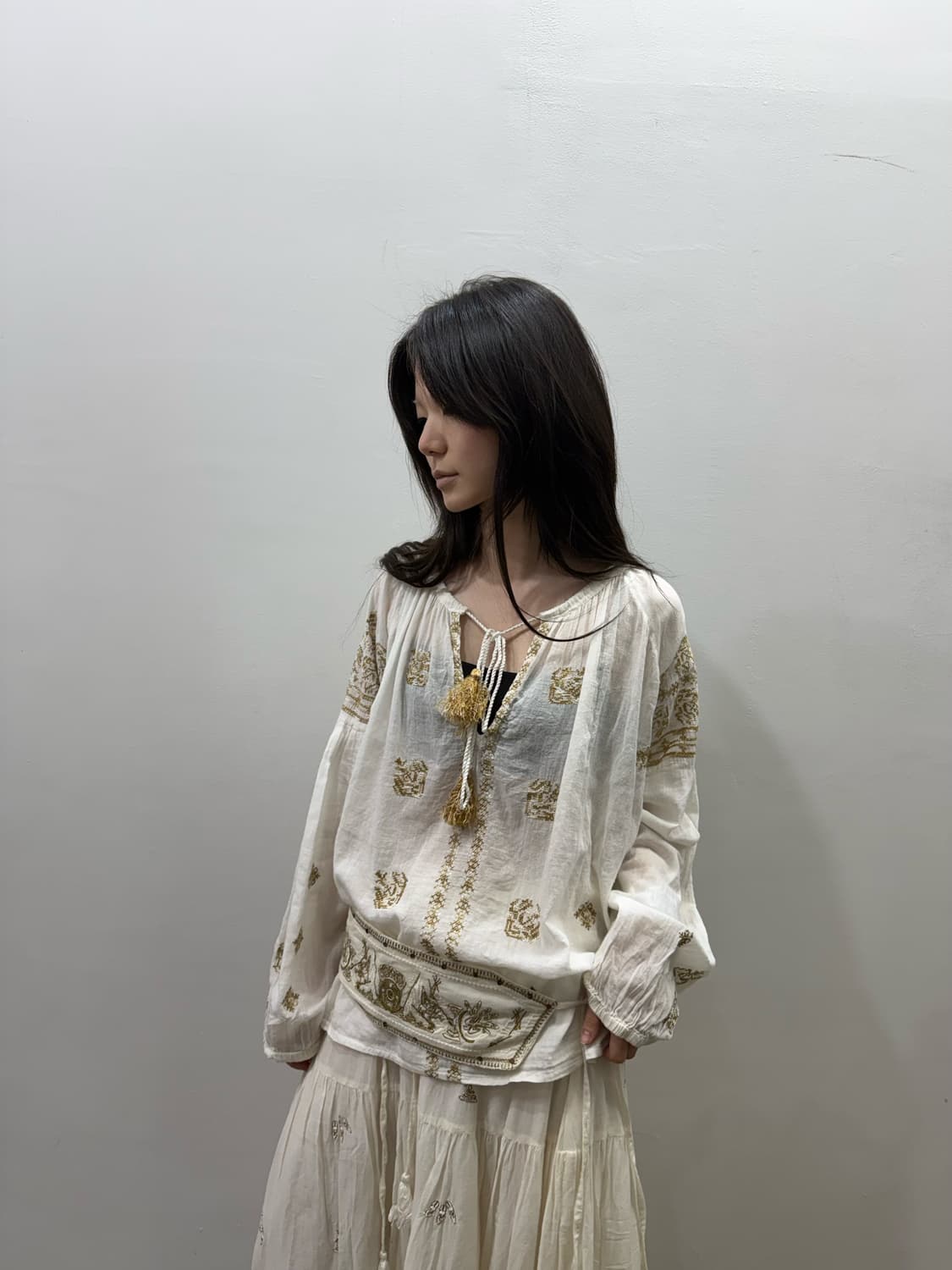 GOA 보헤미안 무드 블라우스 상품이미지4