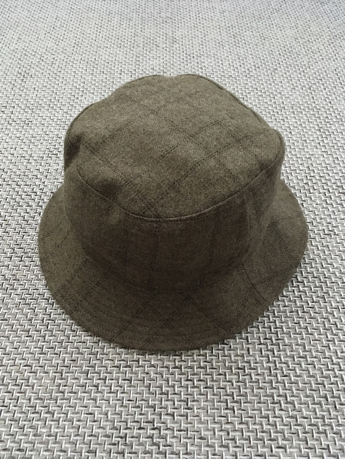 Plaid check wool bucket hats 상품이미지3