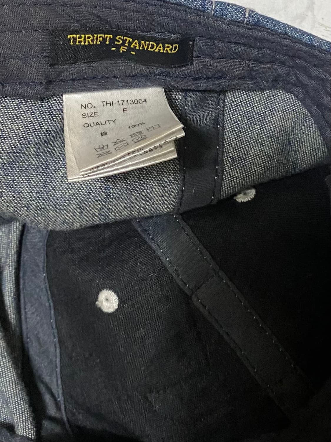 thrift standard 빈티지캡 빈티지볼캡 청 볼캡 상품이미지5