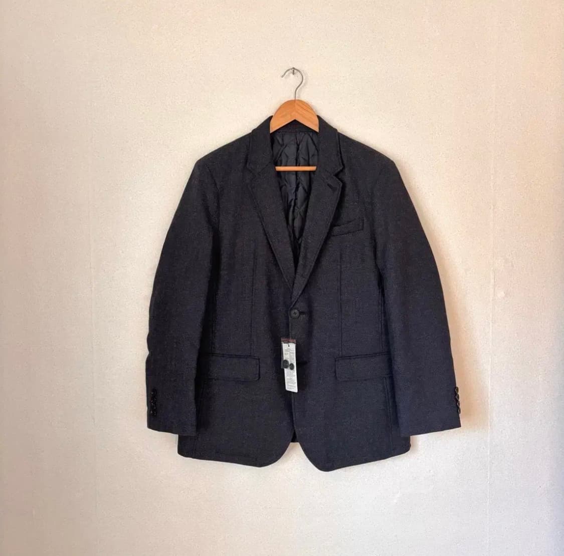 새제품 브룩스힐 FW 캐주얼 콤비 자켓 100 누빔 헤링본  상품이미지2