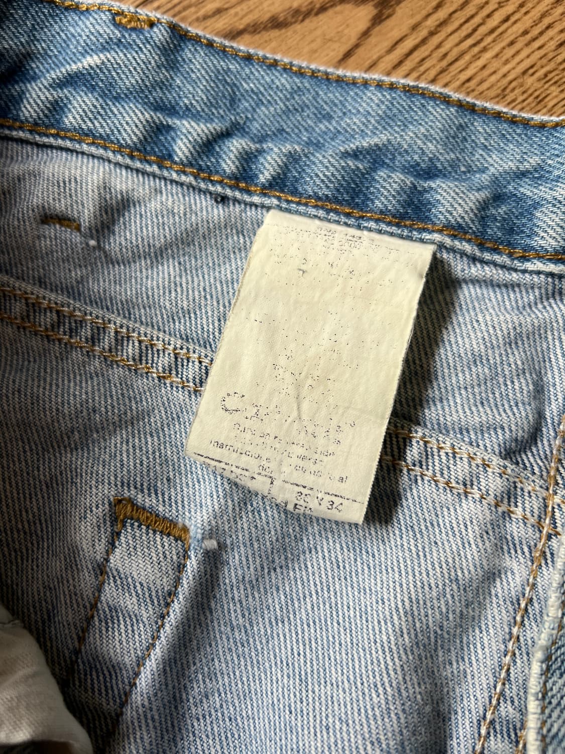 [36]칼하트 USA 빈티지 워싱 워크 데님 팬츠 상품이미지7