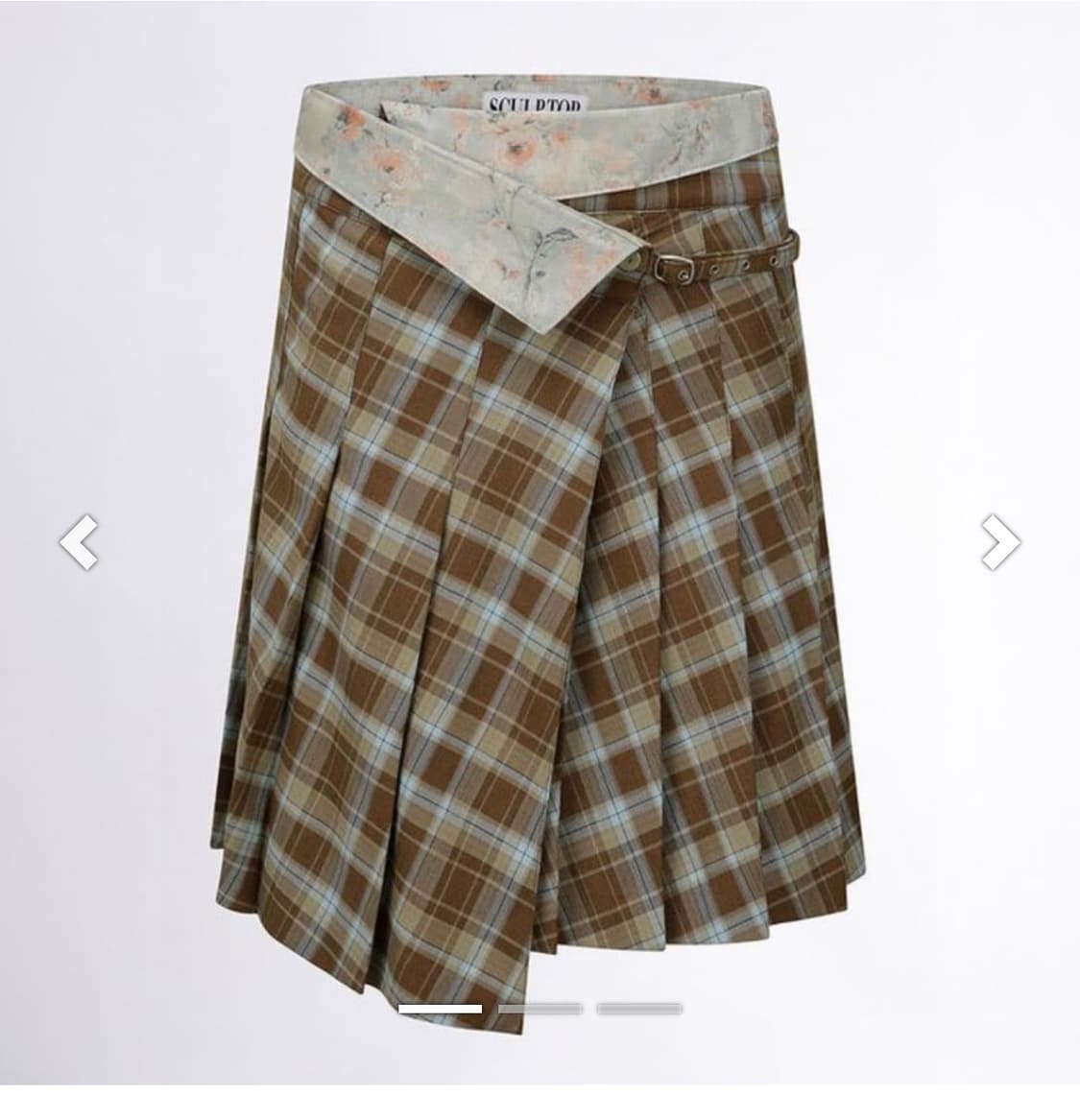 스컬프터 체크 스커트 구해뇨 ㅠㅜㅠㅠ 상품이미지1