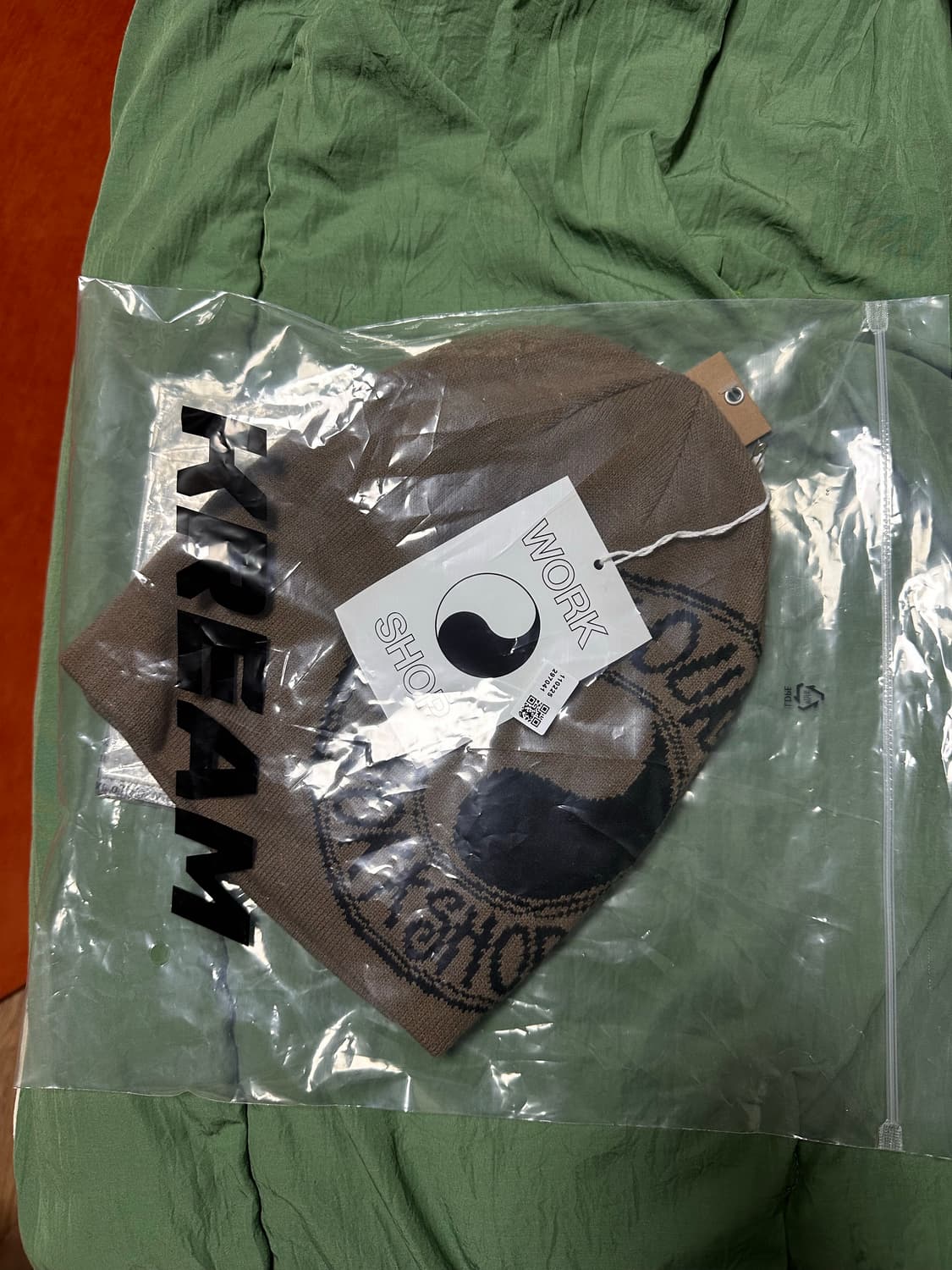 스투시 X 아워레가시 워크샵 스컬캡 비니 pale brown 상품이미지2