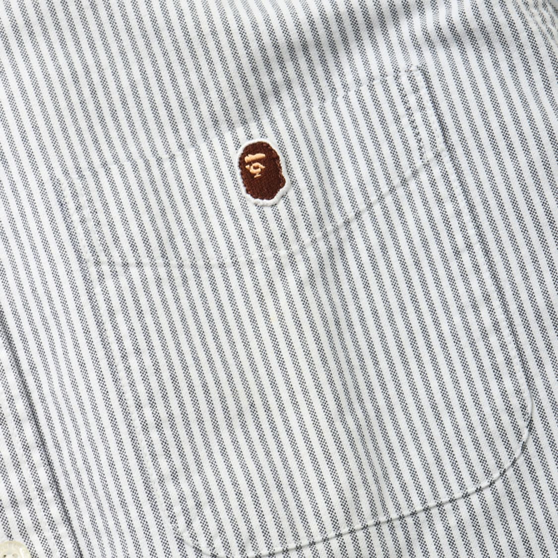 베이프 A BATHING APE Stripe Oxford Shirt 상품이미지5