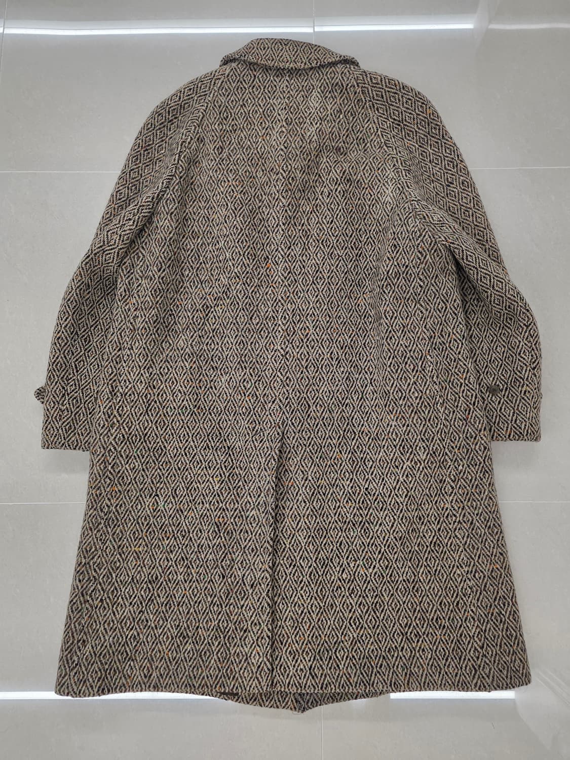 버버리 아이리쉬 트위드 코트 다이아몬드 헤링본 상품이미지2