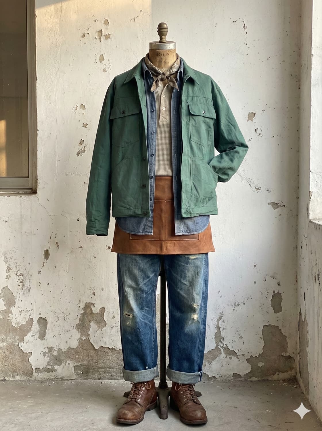 Deep Green Euro Work Jacket 상품이미지4