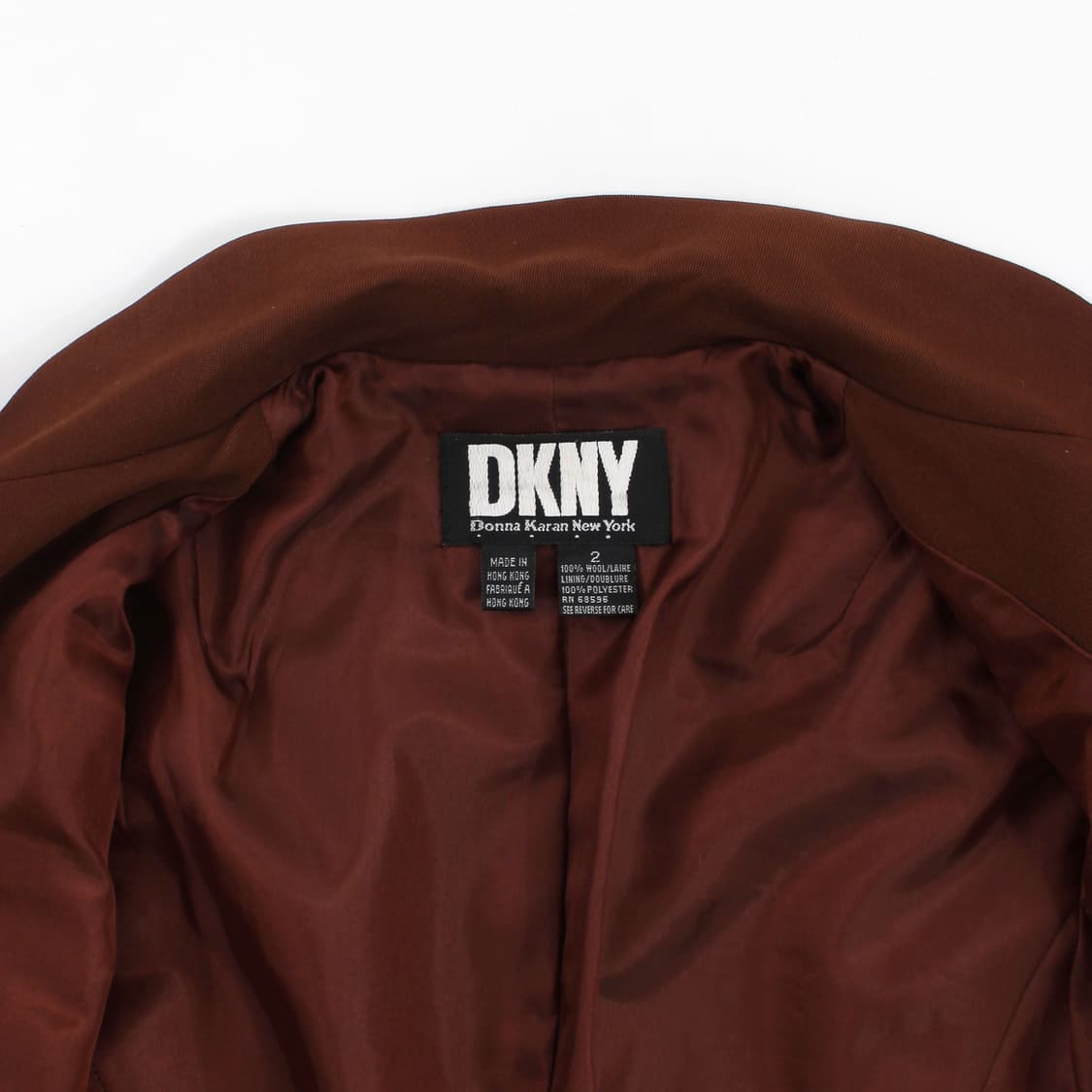 디케이앤와이 DKNY 울 브라운 클래식 싱글 자켓 상품이미지6