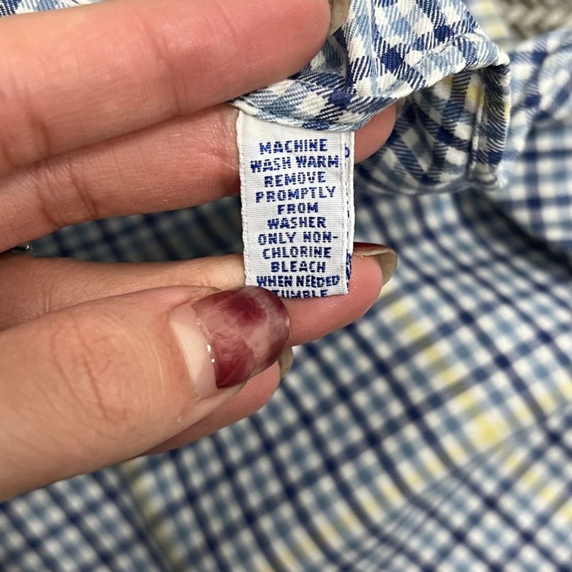 폴로랄프로렌 투포켓 체크 셔츠 v0754  상품이미지6