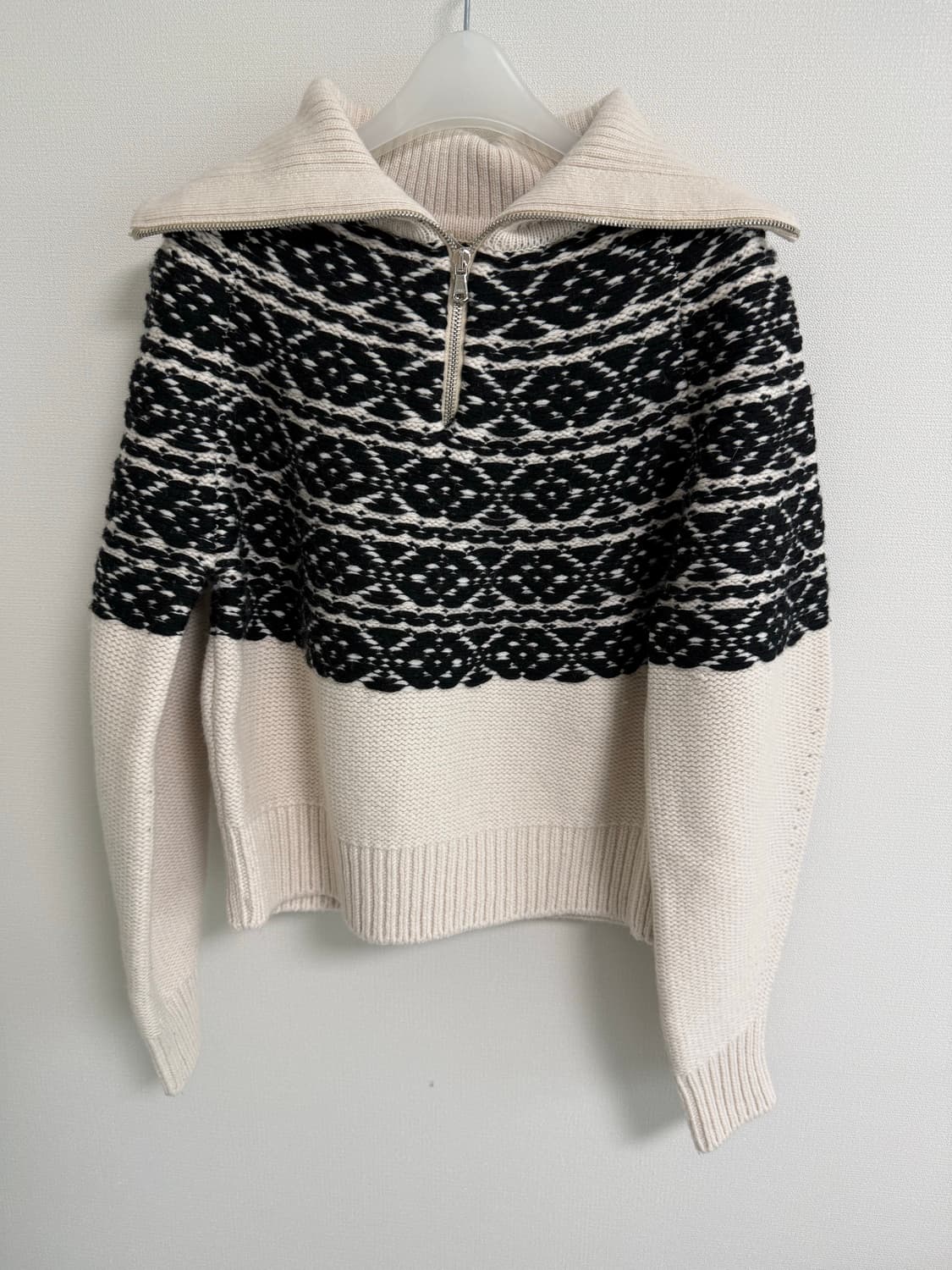 렉토 하프 집업니트 상품이미지1