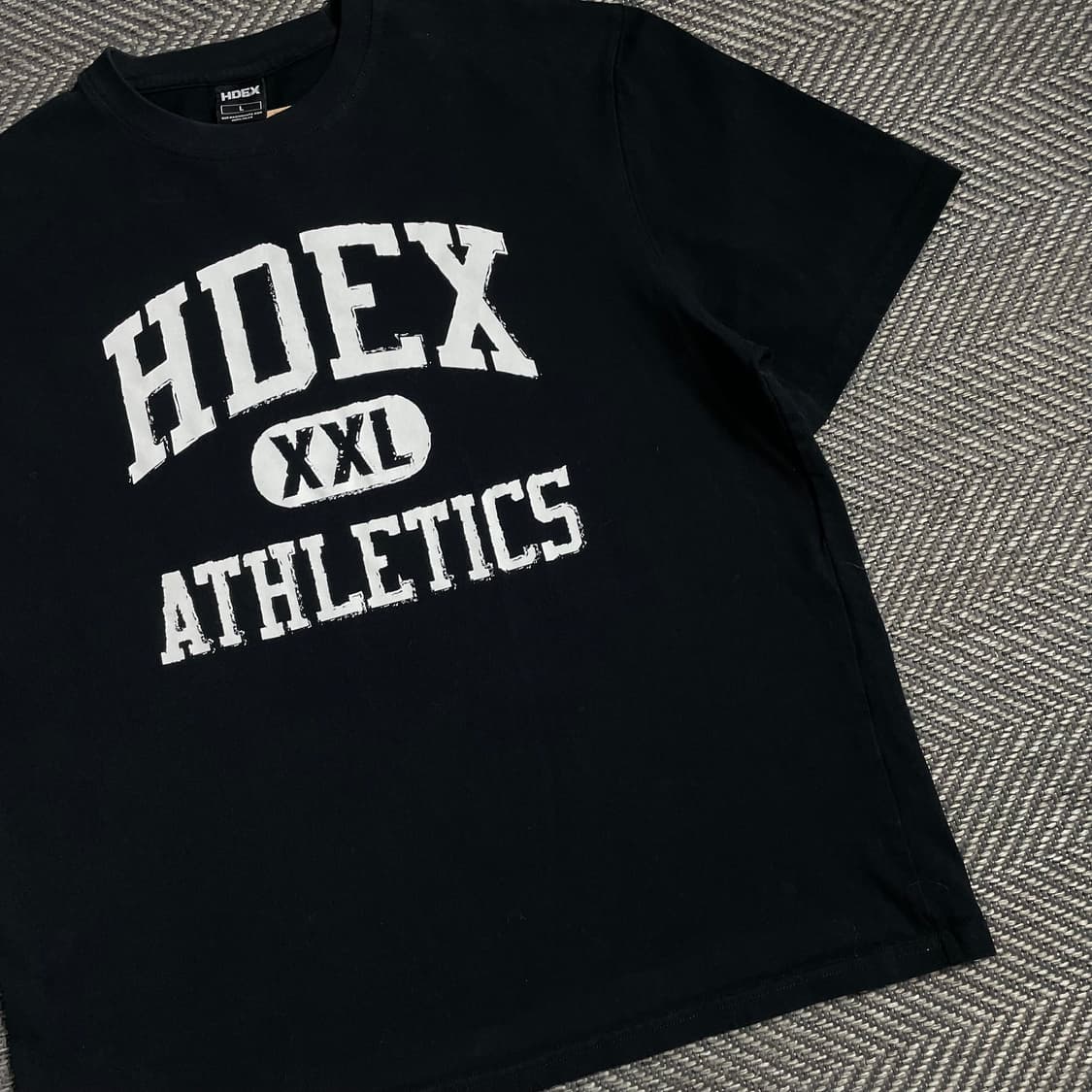 HDEX ATHLETICS 빅로고 블랙 반팔 티셔츠y 4817 상품이미지3