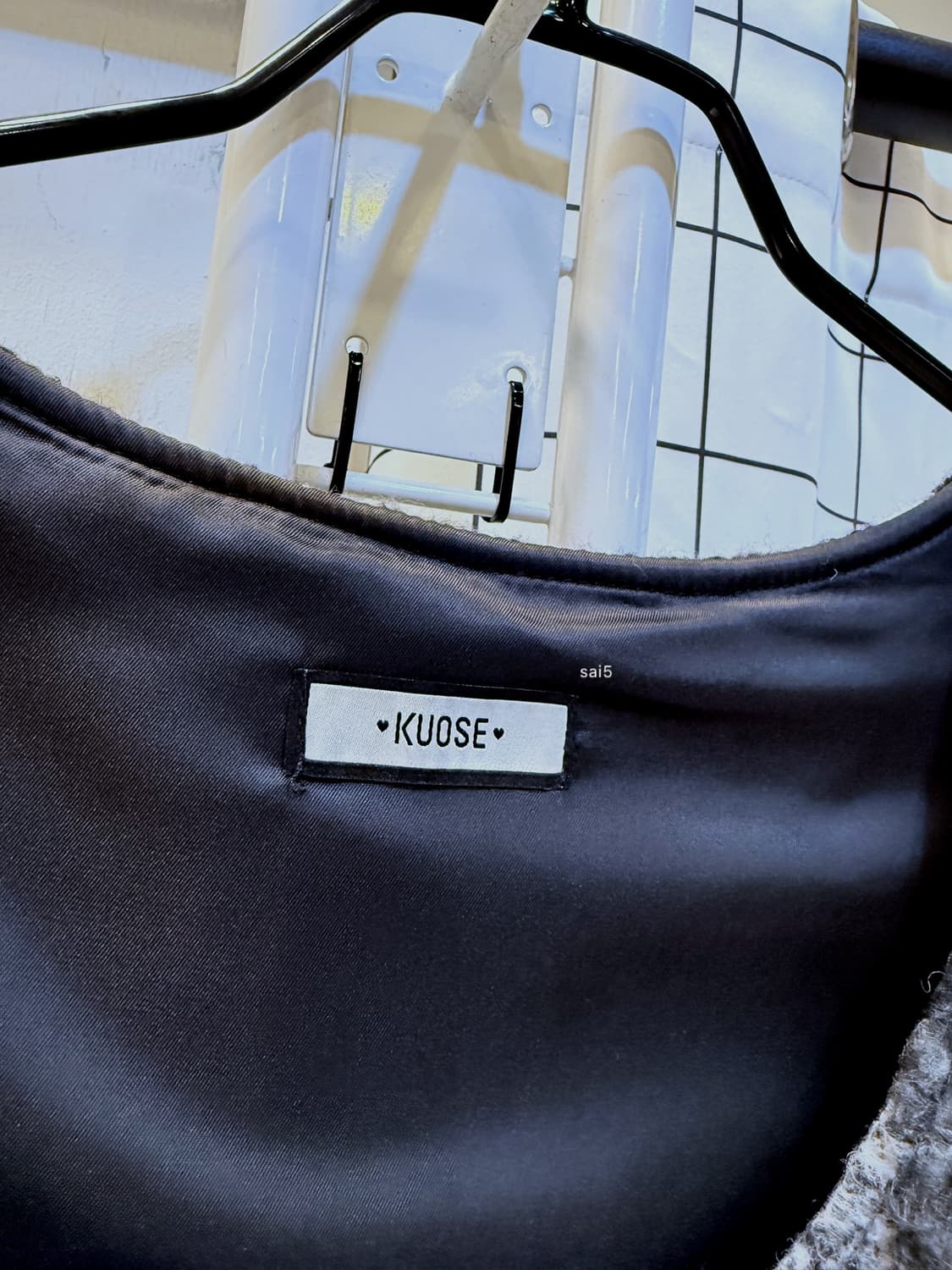 쿠오세 패치워크 울 뷔스티에 롱 원피스 상품이미지4