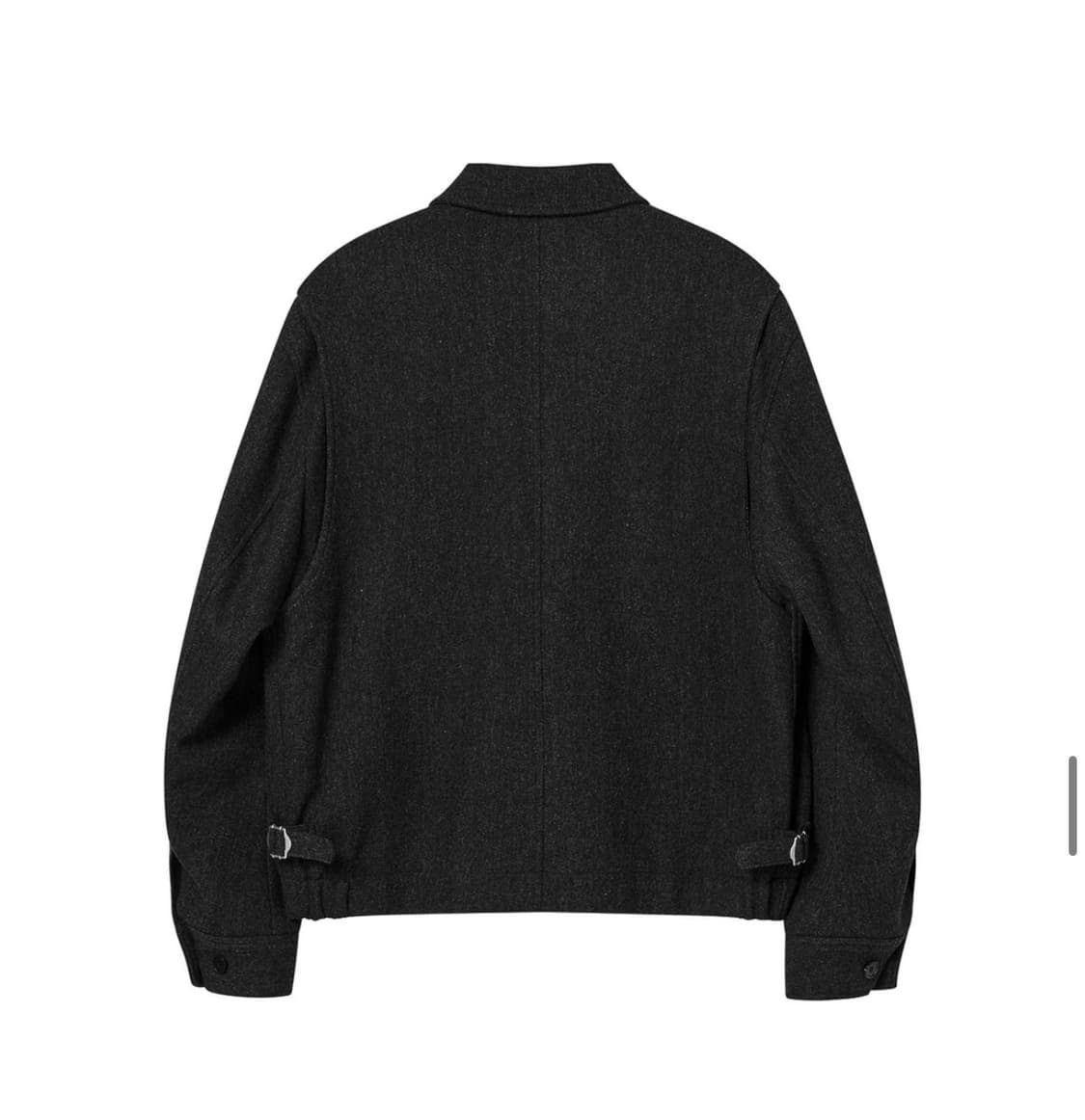 [M] 애프터프레이 A-2 울 블루종 차콜  상품이미지2