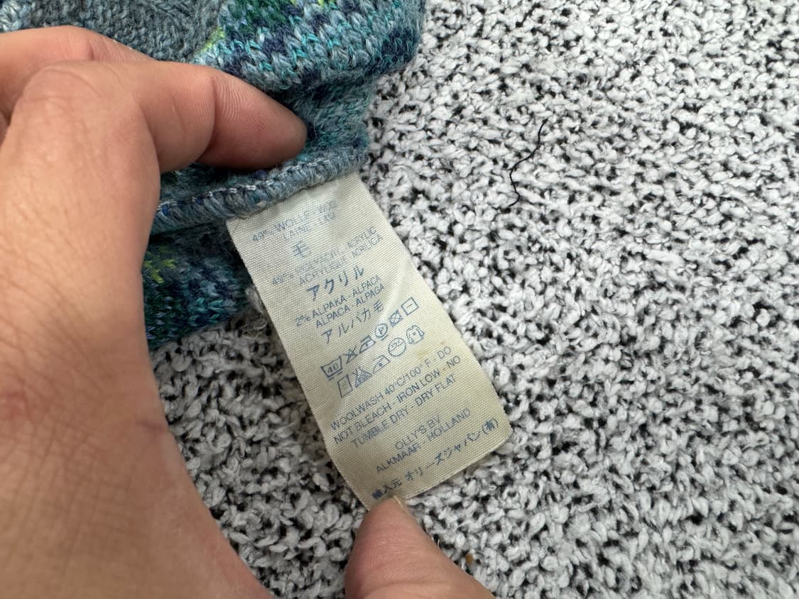 오일릴리 알파카 혼방 가디건 상품이미지5