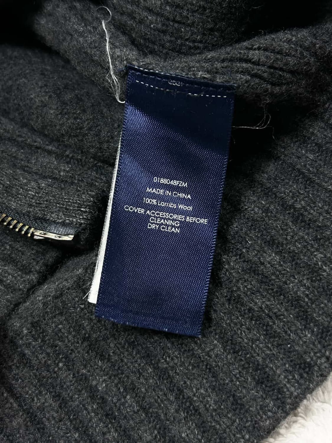 폴로 빅포니 투웨이 램스울 니트집업 상품이미지8