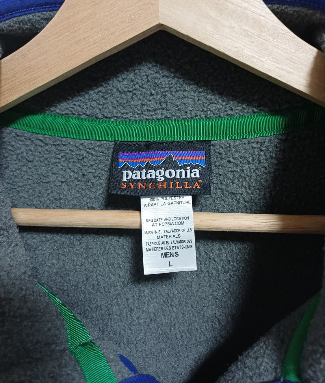 [L] 파타고니아 신칠라 스냅티 니켈 / 블루 상품이미지4