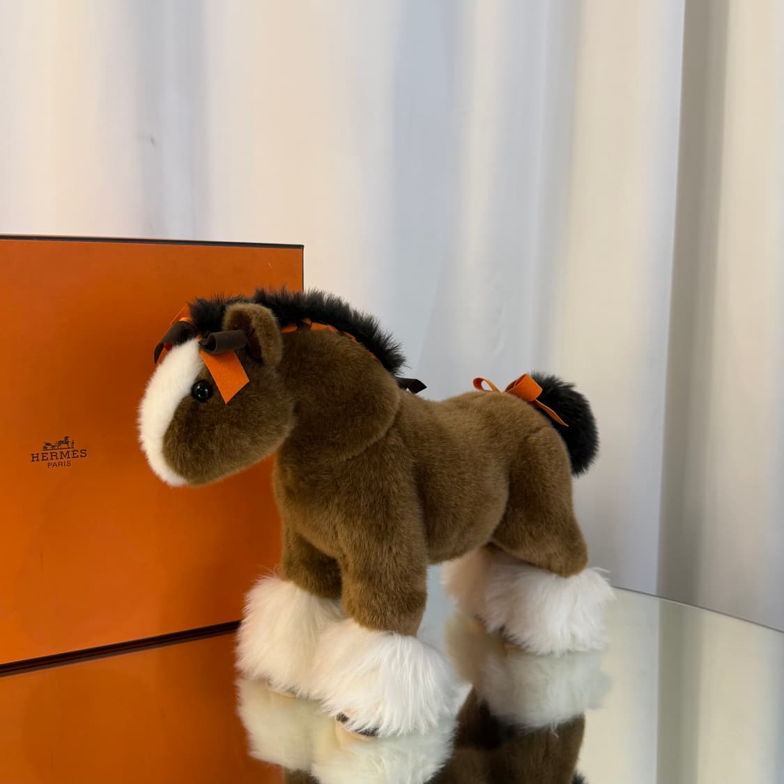 에르메스 엘미 플러시 홀스 말 인형 pm  상품이미지1