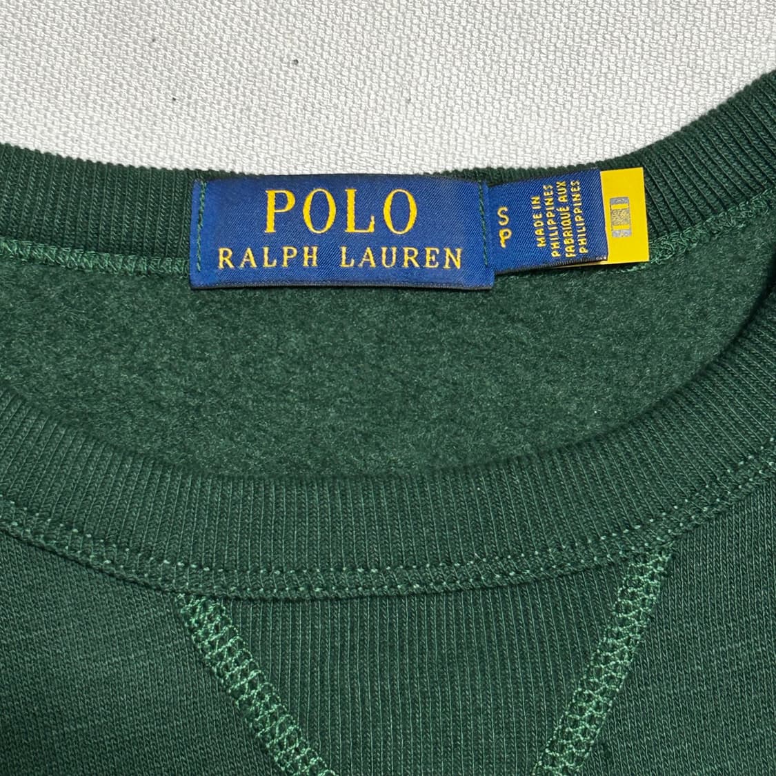 S 폴로 랄프로렌 그린 아치 로고 맨투맨 상품이미지4